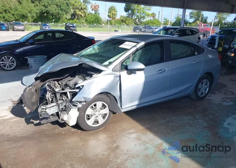 2017 Chevrolet Cruze Ls Auto из США, поврежденный, VIN 1G1BC5SM6H7144242